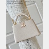 Louis Vuittons The Capucines Perfect M48865 Milky White Bag
