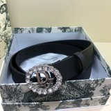 Replica Handbag Store Christian Dior AAA Belts 30mm Black Replica