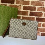 Best Gucci Replica Supreme Zip Wristlet Pouch 672953 Clutch