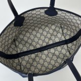 Gucci 820496 Totissima Shoulder Tote GG Denim Replica Bag
