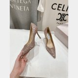 Replica Handbag Store Jimmy Choo High Heel Shoes Flat/6.5/8.5CM