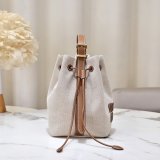 7 Star MiuMIU New Canvas Bucket 5BE089 Bag