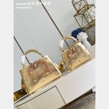 Louis Vuitton Capucines Designer 7 Star M48865 Golden Baby's Breath Bag