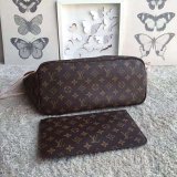 Best Louis Vuitton Replica Handbag Store Neverfull Monogram MM  APRICOT M50366 Bag