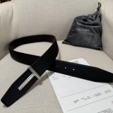 TOM FORD Leather Reversible T Belt 38mm