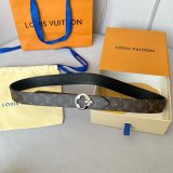 Replica Handbag Store LOUIS VUITTON Women Flowergram Belt 30MM