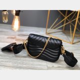 Louis Vuitton Replica M56461/M57864 New Wave Multi Pochette  Leather Crossbody
