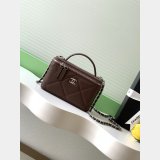 Long Vanity With Chain Luxury Grained Shiny AP4933 Bag