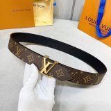 Louis Vuitton Signature Extra Long 35mm Belt Monogram Eclipse Canvas
