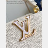 Louis Vuittons The Capucines Perfect M48865 Milky White Bag