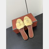 Loro Piana Summer Charms Sandal Suede Goatskin