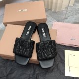 Replica Handbag Store Top Quality Miu Miu Copy Flat Sandals and Slippers Shoes