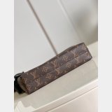 Luxury Louis Vuitton Brands M45557 Magnetic Messenger Monogram Macassar Canvas