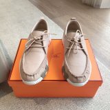 Top Quality hermes men Bouncing leather sneaker