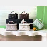 Best AP4936 Grained Shiny Calfskin Vanity Bag