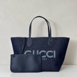 Gucci Totissima Shoulder Tote GG Denim 820481 UK Bag
