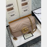 Gucci Replica Handbag Store GG Marmont Mini chain shoulder 476433 bag