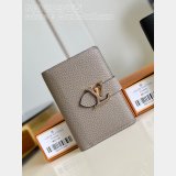 LV M82144/M82198/M82461/M81561 Vertical Compact Wallet Capucines