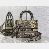 Replica Handbag Store Leather Lady Dior 24cm Replica Shoulder Handbag