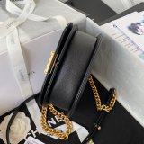 Replica Replica Handbag Store Boy Messenger Velvet AS3350 Gold-Tone Bag