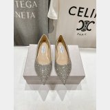 Replica Handbag Store Jimmy Choo High Heel Shoes Flat/6.5/8.5CM