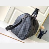 LV Keepall Replica Keepall Bandouliere N41418/N41416/N41413 Damier Graphite Canvas