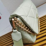 Replica Handbag Store Prada Fake System nappa leather patchwork bag online