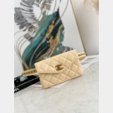Fashion 1:1 Belt Replica Bag 99009 Lambskin & Gold Metal