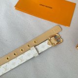 Cheap LOUIS VUITTON Monogram Women Belt 25MM