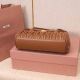 Miu Miu Matelasse Nappa Leather Shoulder Bag 5BD265