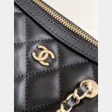 Replica Handbag Store AP4474 Black Replica Classic Clutch With Chain Bags