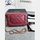 Top Quality WOC CHAIN BAG 19cm Lambskin