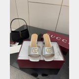 Gucci Women Double G Slide Sandal