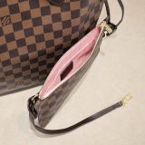Louis Vuitton Damier Canvas Neverfull MM Bags 32CM Pink N40598