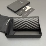 CASSANDRE MATELASSe LARGE FLAP WALLET IN GRAIN LEATHER