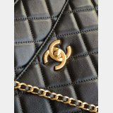 Replica AS5215 Shopping Tote Shiny Black 7 Star Bag