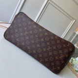 High Quality Louisy Vuittun Monogram Canvas Neverfull GM red Bag 40CM