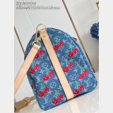 Louis Vuitton LV x TM M13875 Keepall Bandoulière 45 Monogram Denim New Bag