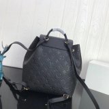 Replica LV Montsouris Backpack Monogram Empreinte Leather