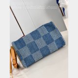LVS Replica Prefall 2024 Louis Vuitton Damier Denim 3D N40700 Bag