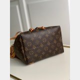 Louis Vuitton Montsouris Backpack Monogram Canvas/Natural leather Brown Replica