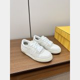Fendi Match Leather Sneakers