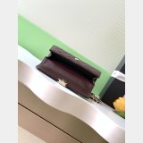 AAA+ AP3238 Flap Phone Holder With Chain Grained Shiny Bag