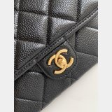 High Quality AP5147 Shiny Grained Gold-tone Bag