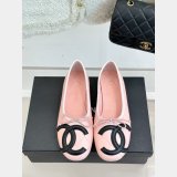 CC Quilted Leather Ballerinas Women Shoes