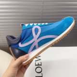 Fashion Loewe Flow Runner In Nylon And Suede