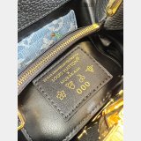 Louis Vuitton Capucines MM Replica Handbag Store M48865 Black Cherry Chain Bag