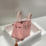 Luxury 20CM Hermes Mini Birkin With Strap Togo Leather