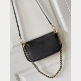 Louis Vuitton Cheap M57631 Black Pochette Accessories Monogram