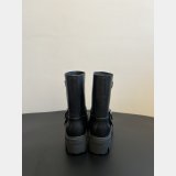 Top Quality Prada Leather Booties